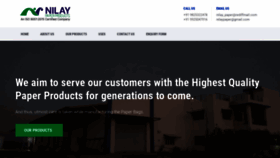What Nilaypaper.com website looked like in 2022 (1 year ago)