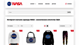 What Nasa-store.ru website looked like in 2022 (1 year ago)