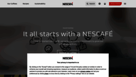 What Nadinescafe.ma website looked like in 2022 (1 year ago)