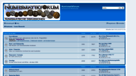 What Numismatikforum.de website looked like in 2022 (1 year ago)