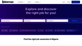 What Ngcareers.com website looked like in 2022 (1 year ago)