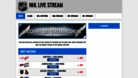 What Nhl-stream.com website looked like in 2022 (1 year ago)
