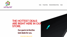 What Nextdaydeal.com website looked like in 2022 (1 year ago)
