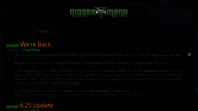What Nigger.menu website looked like in 2022 (1 year ago)