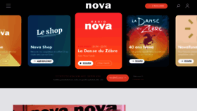 What Novaplanet.com website looked like in 2022 (1 year ago)