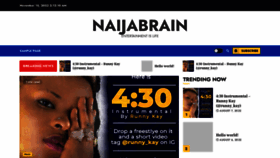 What Naijabrain.com.ng website looked like in 2022 (1 year ago)