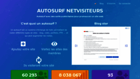 What Netvisiteurs.com website looked like in 2022 (1 year ago)