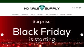 What Ndnailsupply.com website looked like in 2022 (1 year ago)