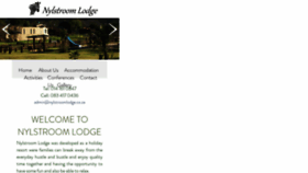 What Nylstroomlodge.co.za website looked like in 2022 (1 year ago)