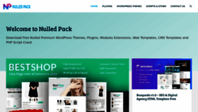 What Nulledpack.com website looked like in 2022 (1 year ago)