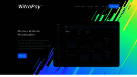 What Nitropay.com website looked like in 2022 (1 year ago)