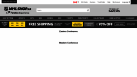 What Nhlshop.ca website looked like in 2022 (1 year ago)