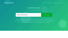 What Noriskdomain.net website looked like in 2022 (1 year ago)