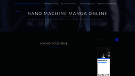What Nano-machine.online website looked like in 2022 (1 year ago)