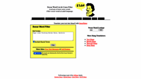 What Noswearing.com website looked like in 2022 (1 year ago)