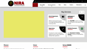 What Nira.go.ug website looked like in 2022 (1 year ago)