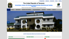 What Nacte.go.tz website looked like in 2022 (2 years ago)