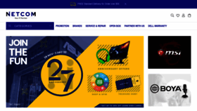 What Netcombrunei.com website looked like in 2022 (1 year ago)