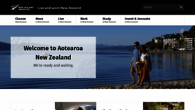 What Newzealandnow.govt.nz website looked like in 2022 (1 year ago)