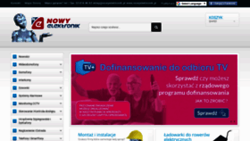 What Nowyelektronik.pl website looked like in 2022 (1 year ago)