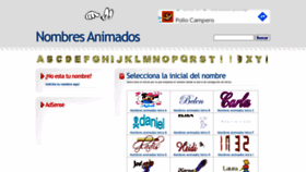 What Nombres-animados.net website looked like in 2022 (1 year ago)