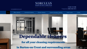What Norcleanservices.co.uk website looked like in 2022 (1 year ago)