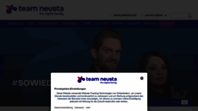 What Neusta.de website looked like in 2022 (1 year ago)