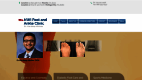 What Nwifootandankleclinic.com website looked like in 2022 (1 year ago)