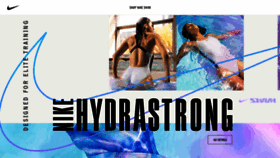 What Nikeswim.com website looked like in 2022 (1 year ago)