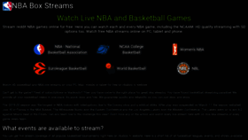 What Nbabox.tv website looked like in 2022 (1 year ago)