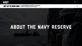 What Navyreserve.com website looked like in 2022 (1 year ago)
