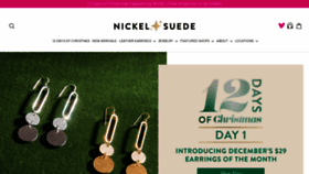 What Nickelandsuede.com website looked like in 2022 (1 year ago)