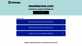 What Newsbarons.com website looked like in 2022 (1 year ago)