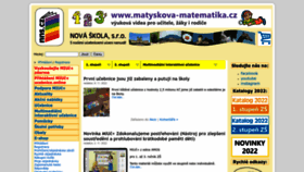 What Nns.cz website looked like in 2022 (1 year ago)