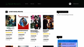 What Neatnovels.com website looked like in 2022 (2 years ago)