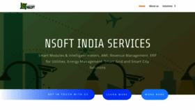What Nsoft.in website looked like in 2022 (1 year ago)