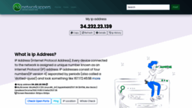 What Networkappers.com website looked like in 2022 (1 year ago)