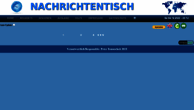 What Nachrichtentisch.de website looked like in 2022 (1 year ago)