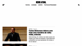 What Newsatual.com website looked like in 2022 (3 years ago)