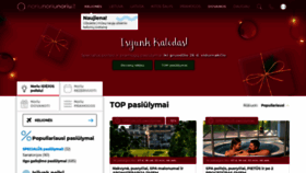 What Noriunoriunoriu.lt website looked like in 2022 (1 year ago)