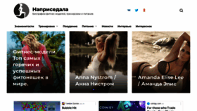 What Napricedala.ru website looked like in 2022 (1 year ago)