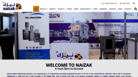 What Naizak.com website looked like in 2022 (1 year ago)