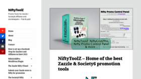 What Niftytoolz.com website looked like in 2022 (1 year ago)