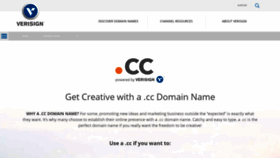 What Nic.cc website looked like in 2022 (1 year ago)