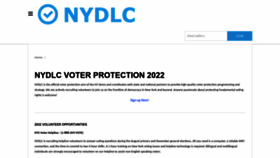What Nydlc.org website looked like in 2022 (1 year ago)