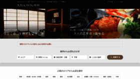 What Nikkei.gnavi.co.jp website looked like in 2022 (1 year ago)