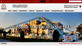 What Nitkkr.ac.in website looked like in 2022 (1 year ago)