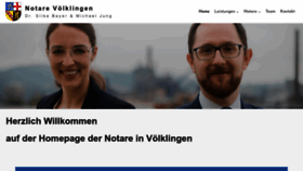 What Notare-voelklingen.de website looked like in 2022 (1 year ago)