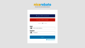 What Nicerebate.com website looked like in 2022 (1 year ago)