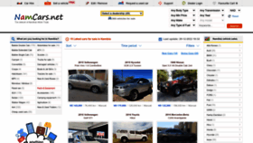 What Namcars.net website looked like in 2022 (1 year ago)